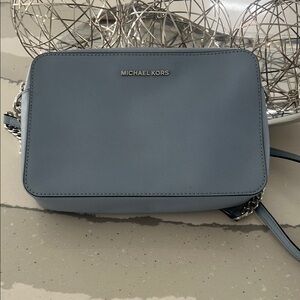Michael Kors Light Blue Crossbody Bag